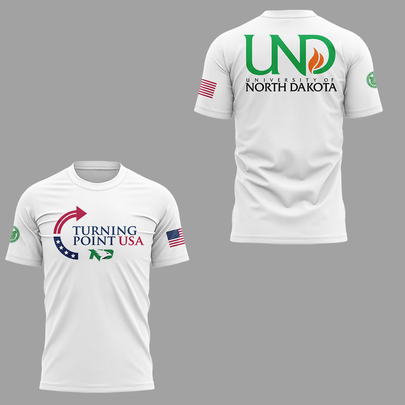 University Of North Dakota x Turning Point USA 2025 TShirt