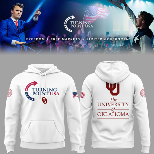 The University Of Oklahoma x Turning Point USA 2025 Hoodie