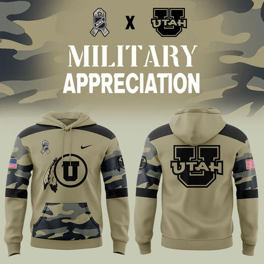 .    Limited Edition Utah Military Appreciation Hoodie Set+NT12112403ID10DS12