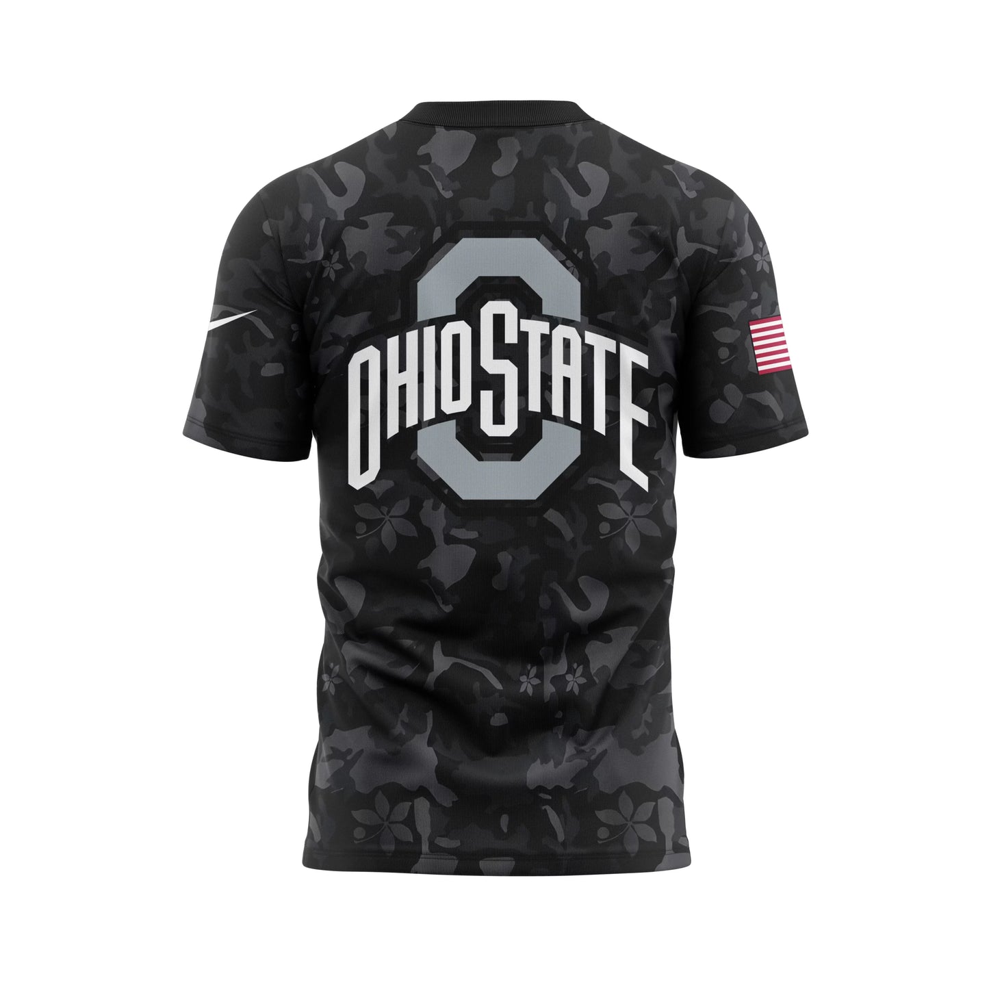 Limited Edition Wild Collective Black Ohio State Camo T-Shirt - Gift For Buckeye Nation