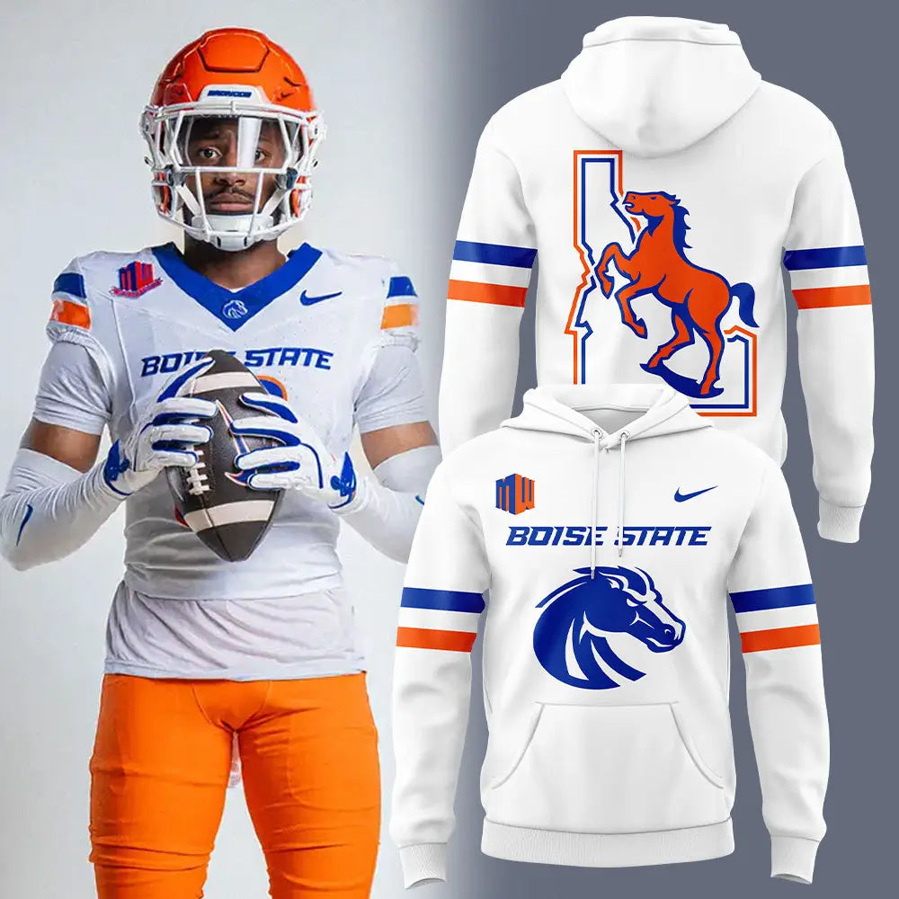 Limited Edition Boise State Football Uniform Vintage Mark Hoodie Set+NT16112404ID10DS12