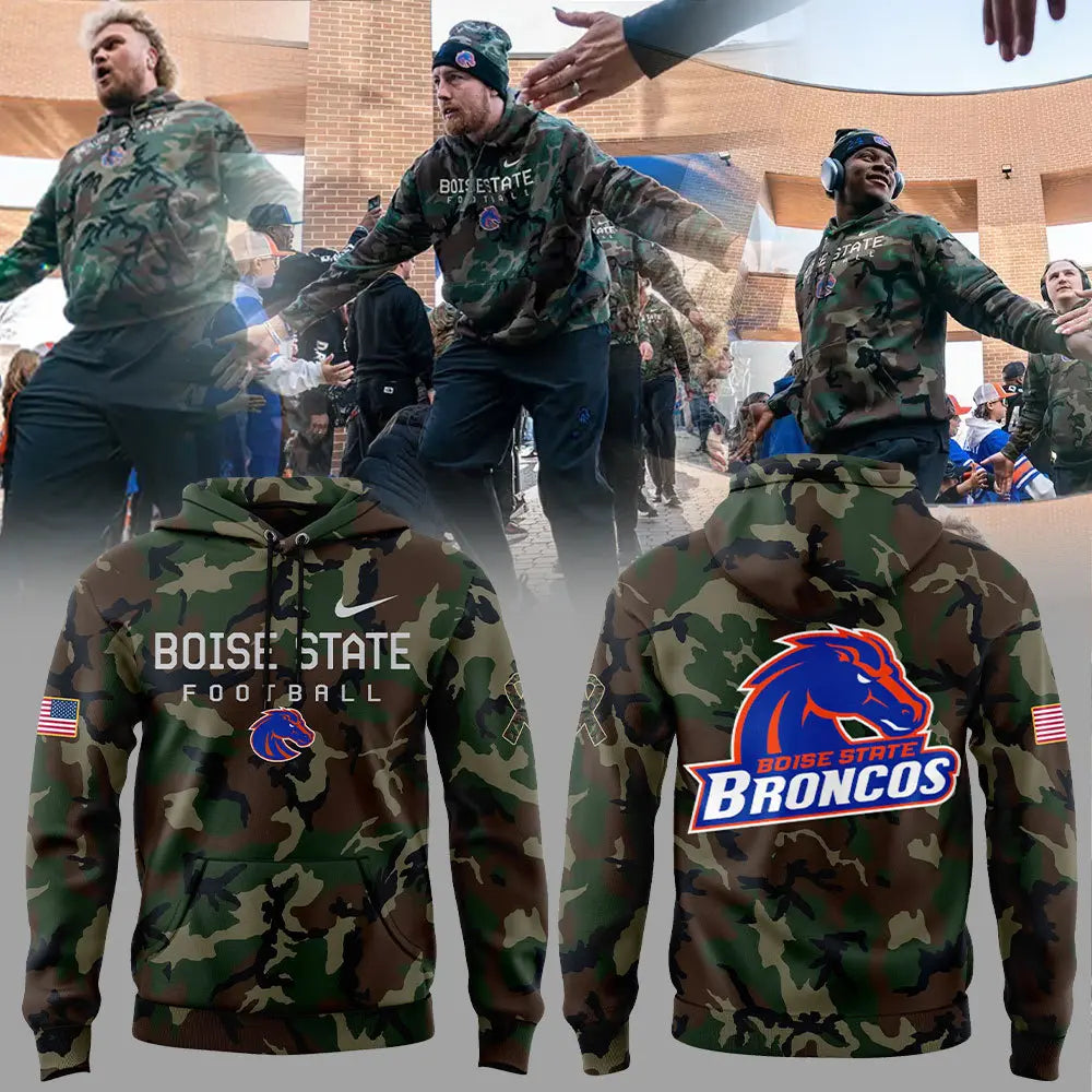 Limited Edition Boise State Football Camo Hoodie Set+NT16112424ID10DS11