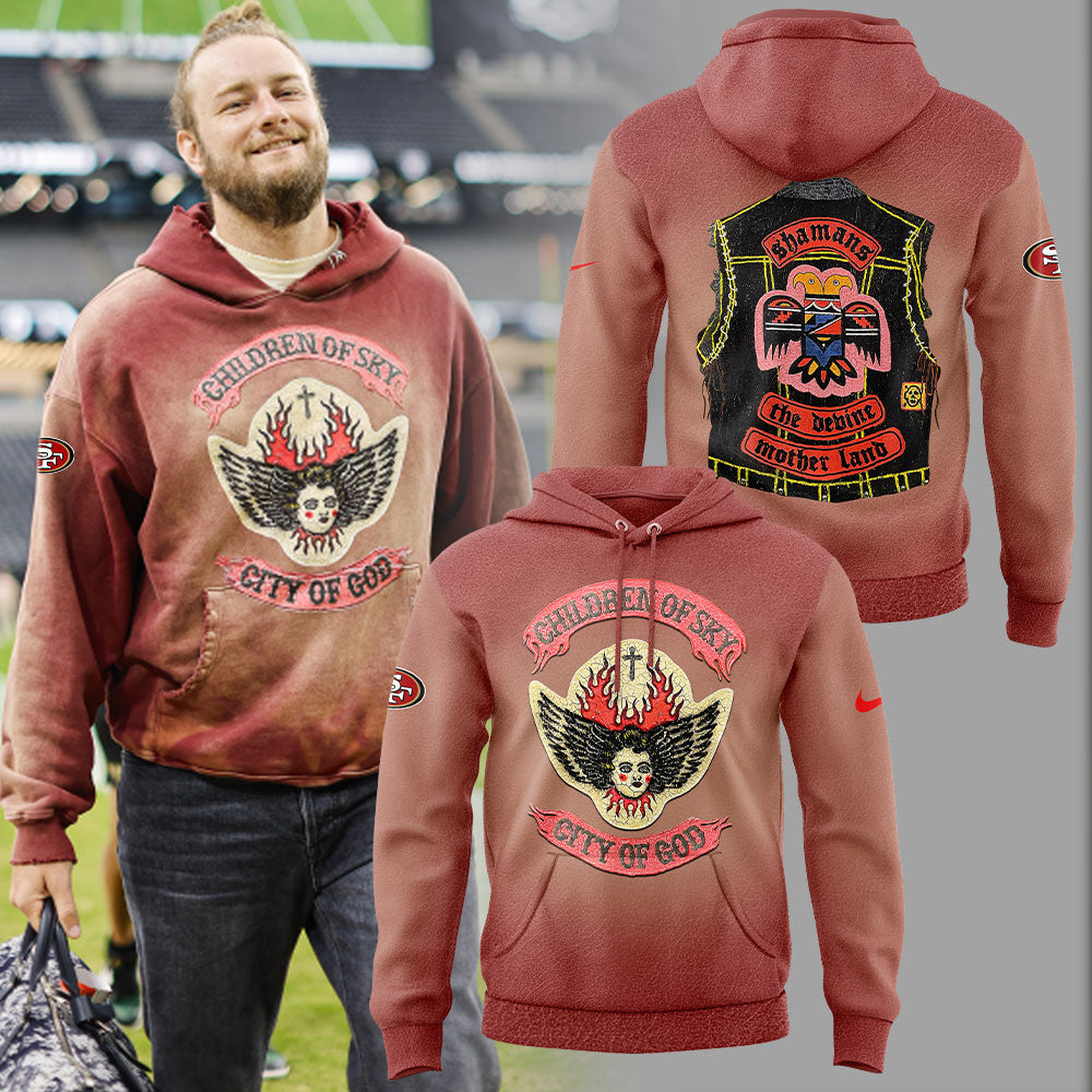 Premium San Francisco 49ers Gear - ALCHEMIST / WES CITY OF GOD Hoodie+Pants+Cap Set - Gear Up For Big Game - High-End SF 49ers Merch