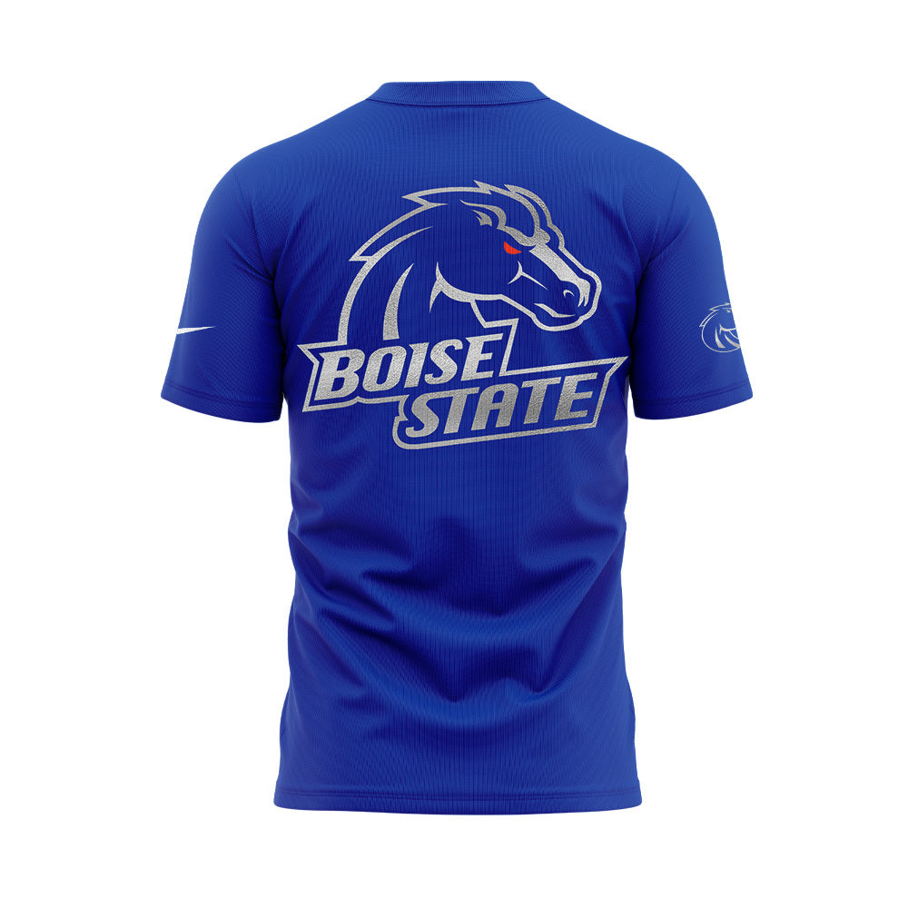 Premium Boise State Broncos Gear - Limited Edition Boise State Football New Version 2024 T-Shirt Set BSB 17