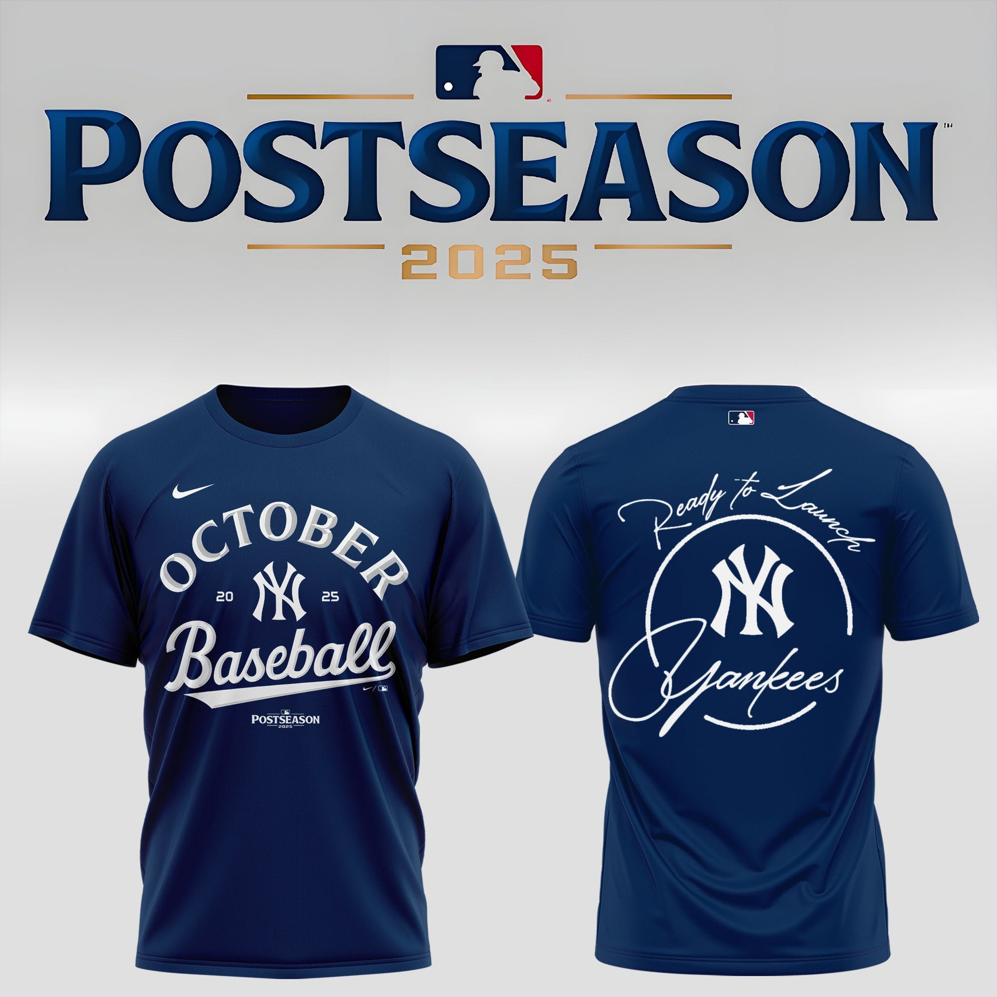 New York Yankees October 2025 Postseason T-Shirt