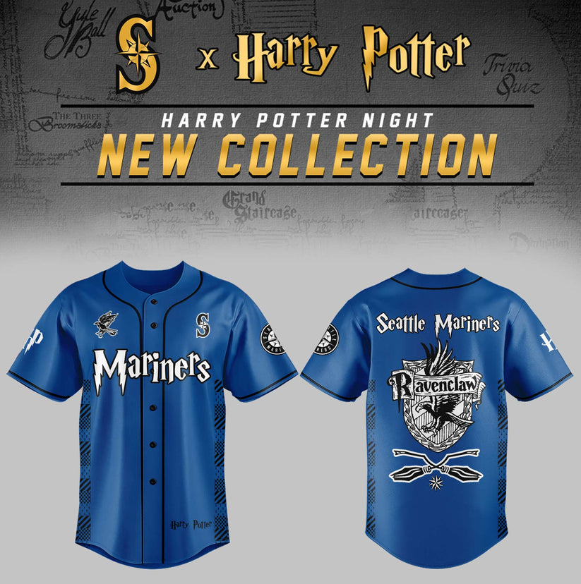 Seattle Mariners x Harry Potter Night Ravenclaw House Baseball Jersey