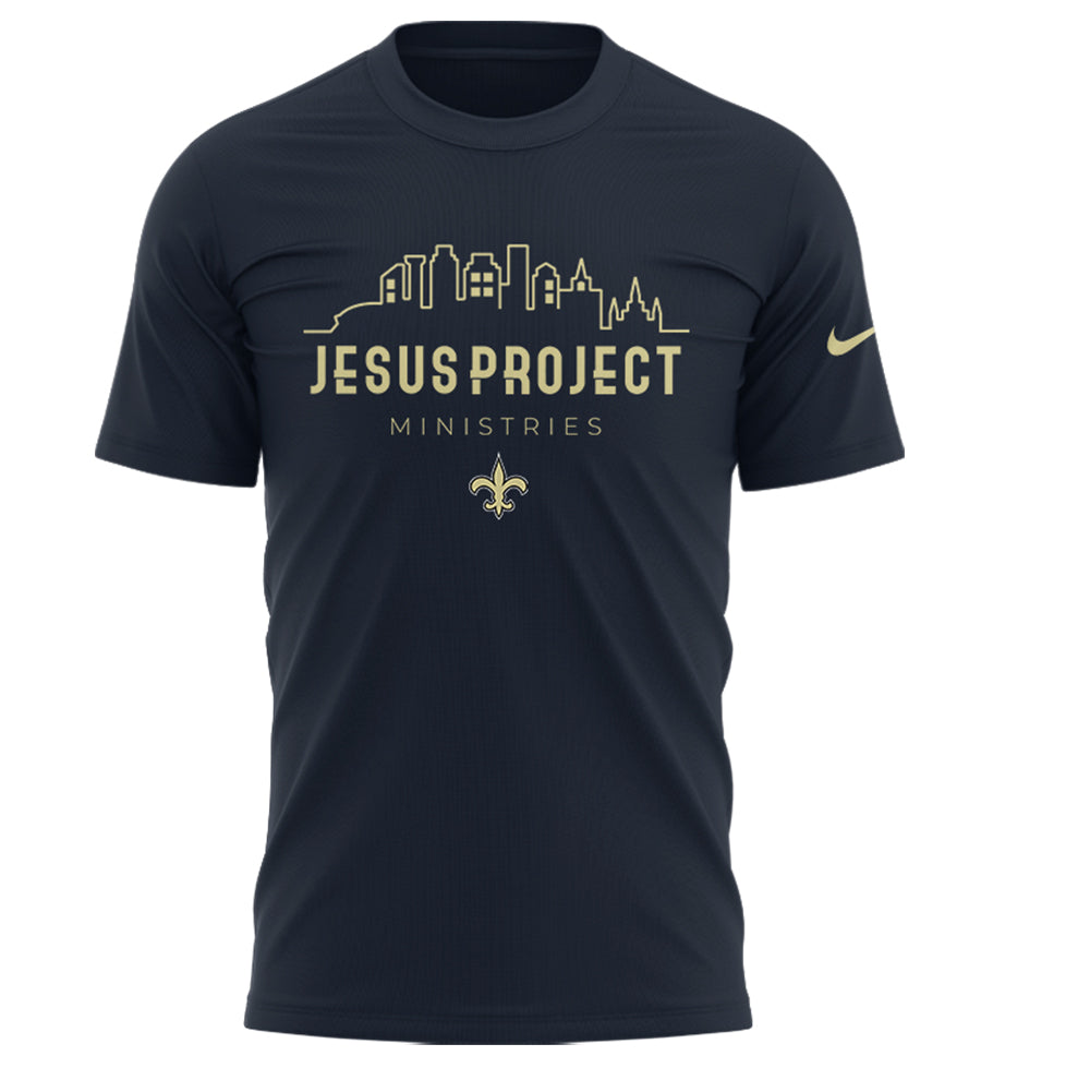 New Orleans Saints Shirt 2025 - Limited Edition Jesus Project T-Shirt