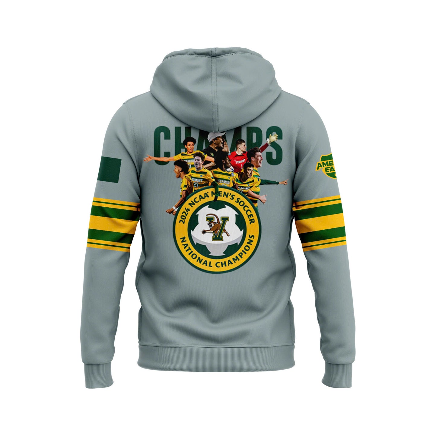 Premium University of Vermont Catamounts Merch - UVM Men’s Soccer 2024 College Cup National Champions Hoodie