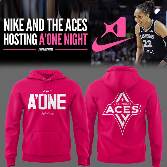 Limited Edition Las Vegas Aces x A' One Night 2025 Hoodie