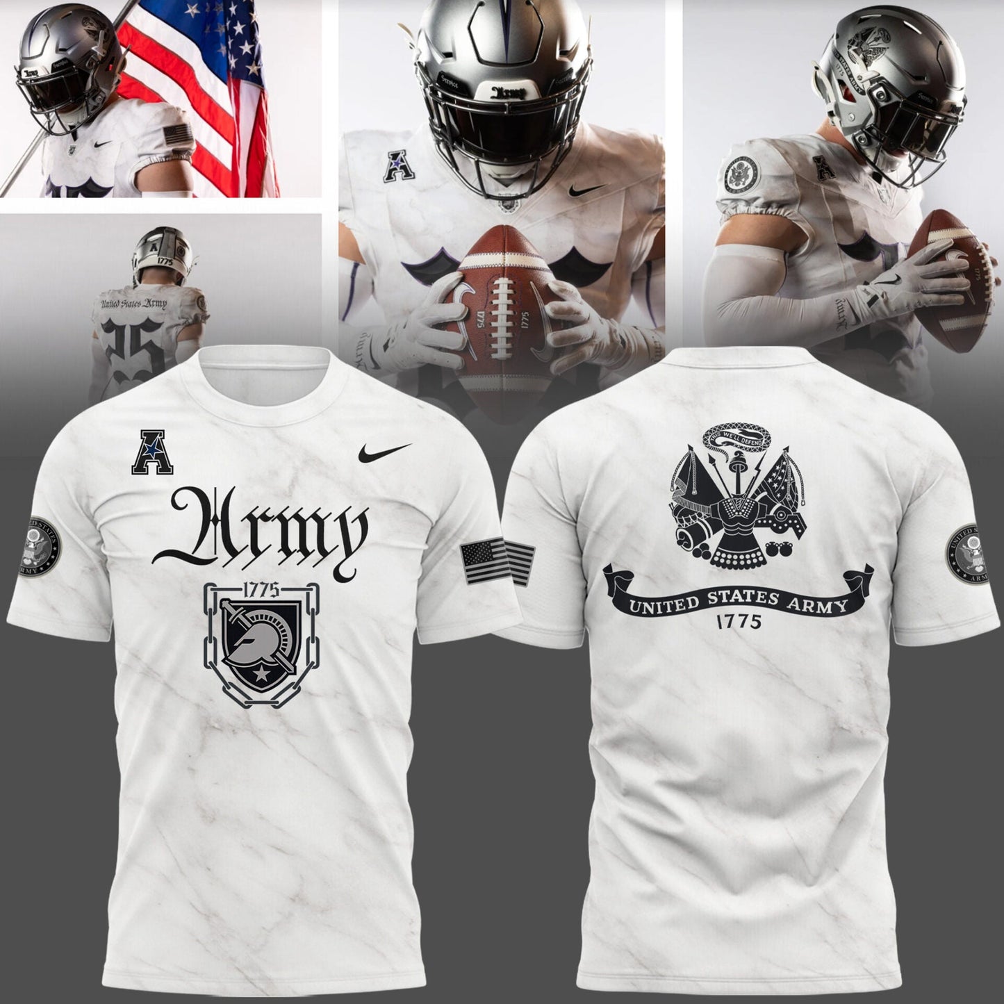 Army T-Shirt For The Army-Navy Game - New Released Uniform Edition Army’s 250 Years T-Shirt