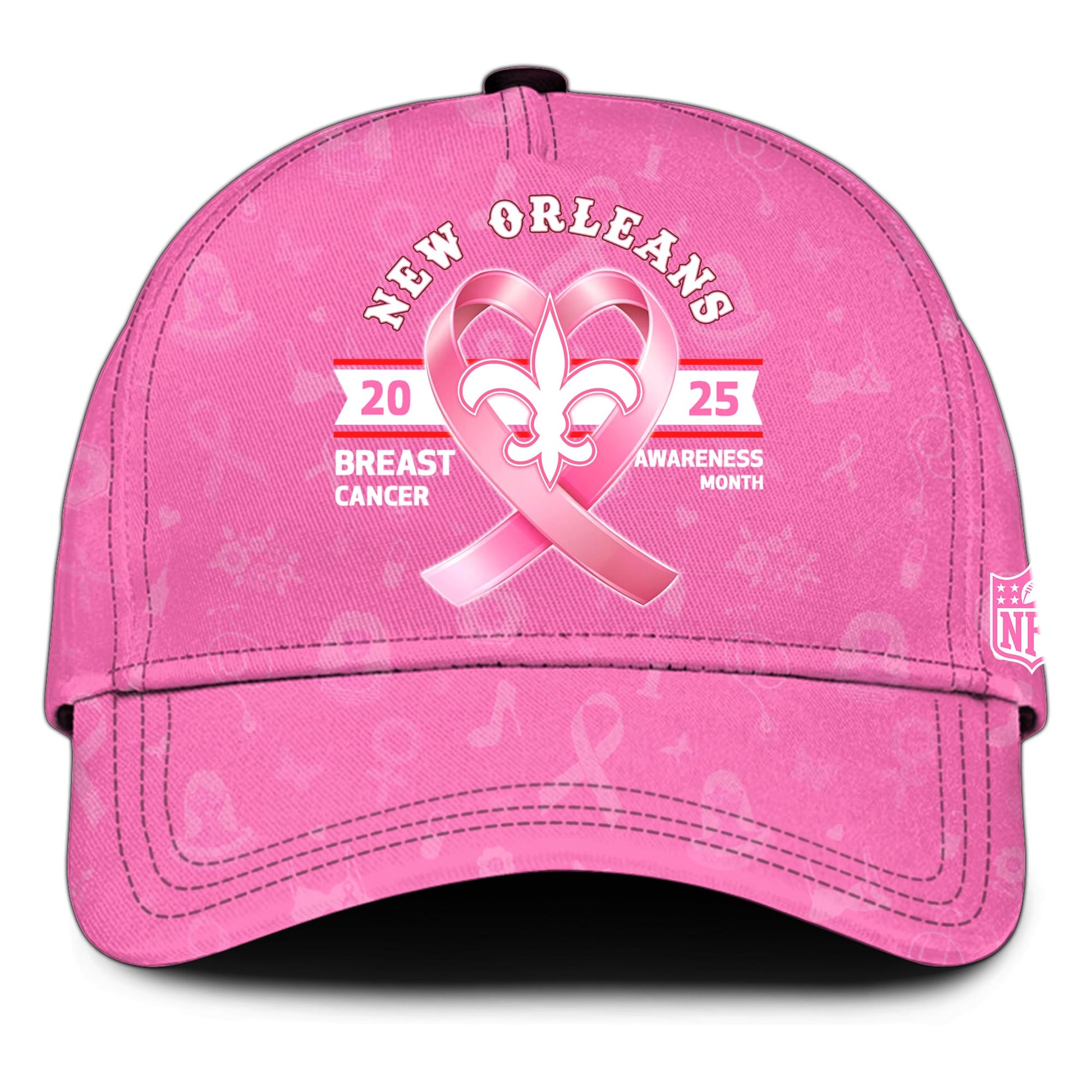 New Orleans Saints Special Breast Cancer Awareness Month Limited Edition Hoodie 2025