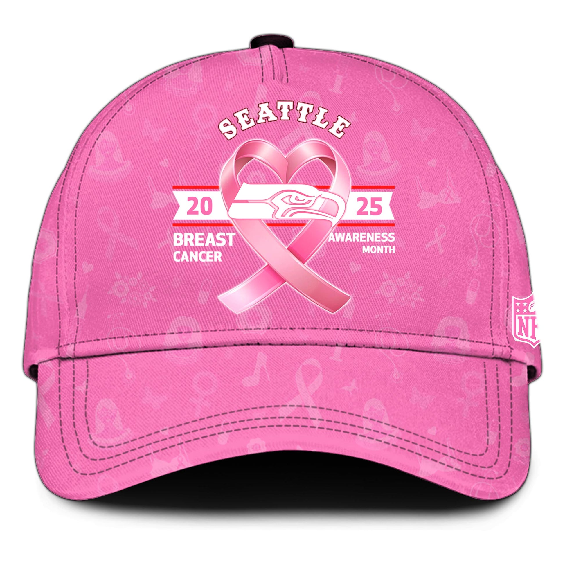 Seattle Seahawks Special Breast Cancer Awareness Month Limited Edition Hoodie 2025