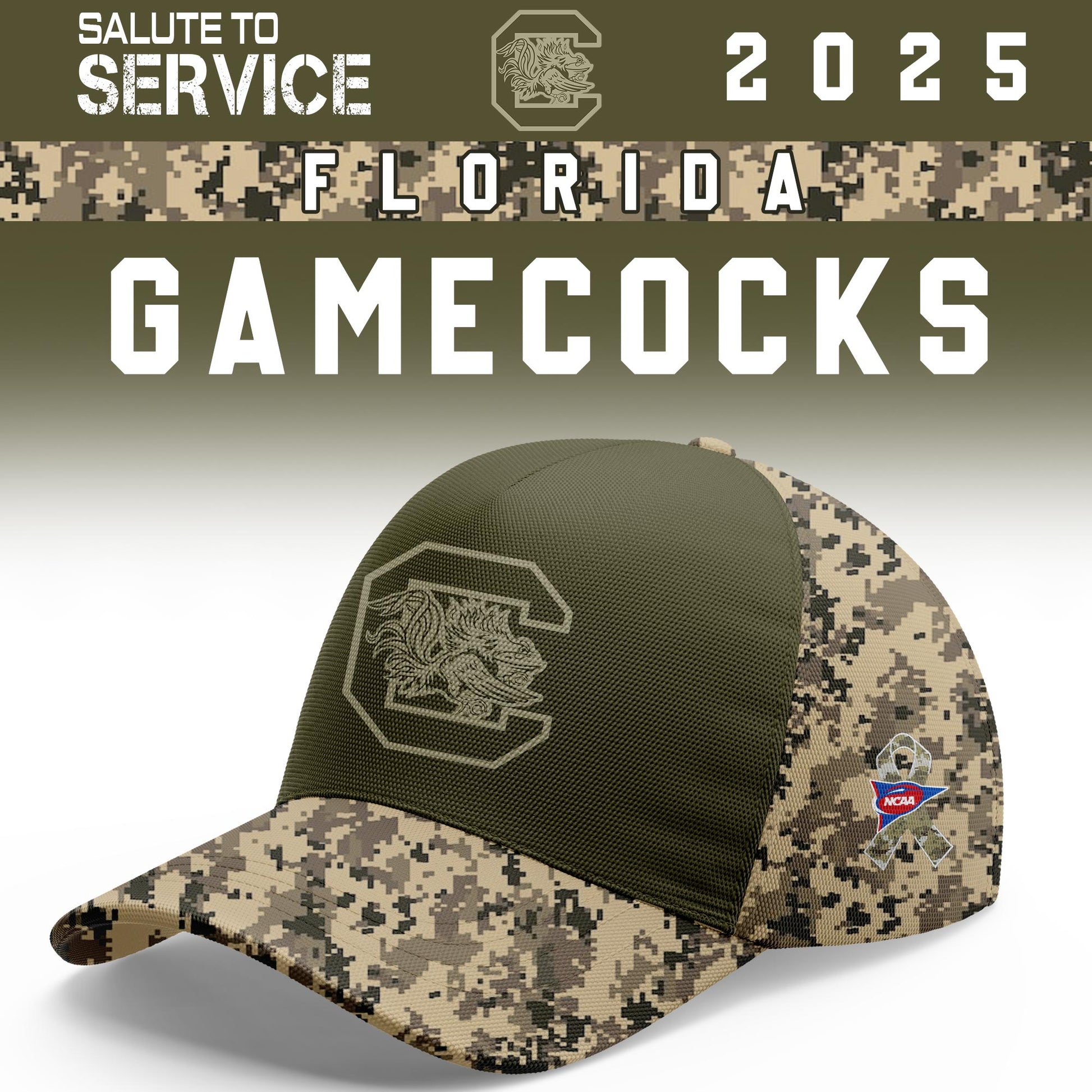 South Carolina Gamecocks Salute To Service Limited Hoodie and Cap 2025 Collection