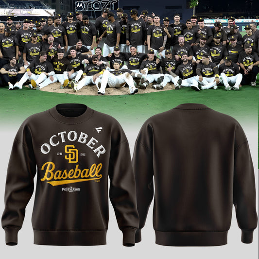 San Diego Padres Fight For The Faithful Postseason October Baseball Sweatshirt For Fans