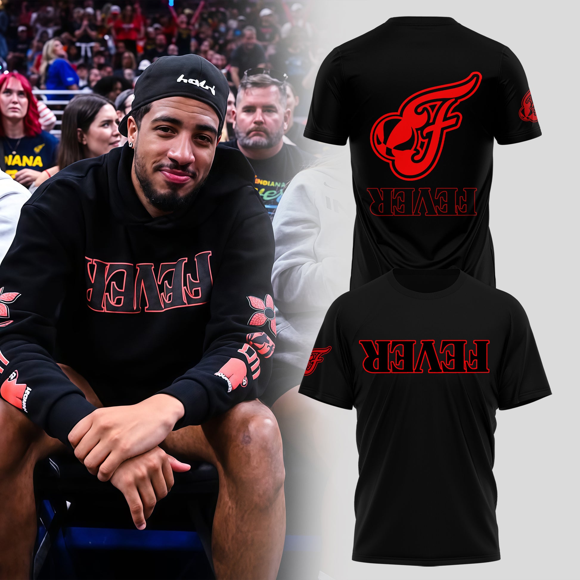 Indiana Fever Limited Edition Stranger Things T-Shirt