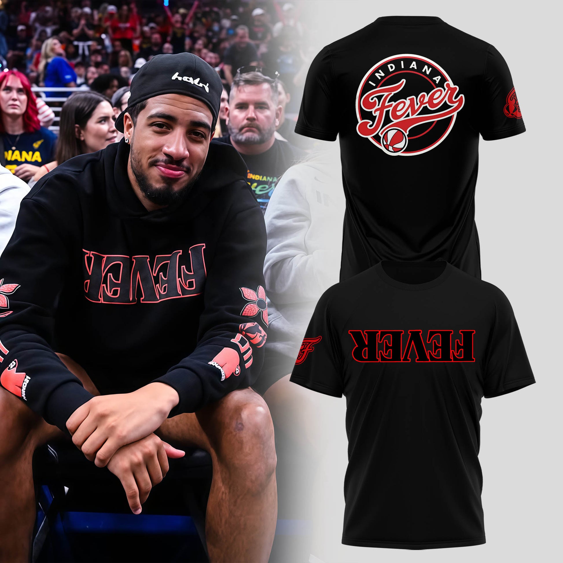 Indiana Fever Limited Edition Stranger Things T-Shirt