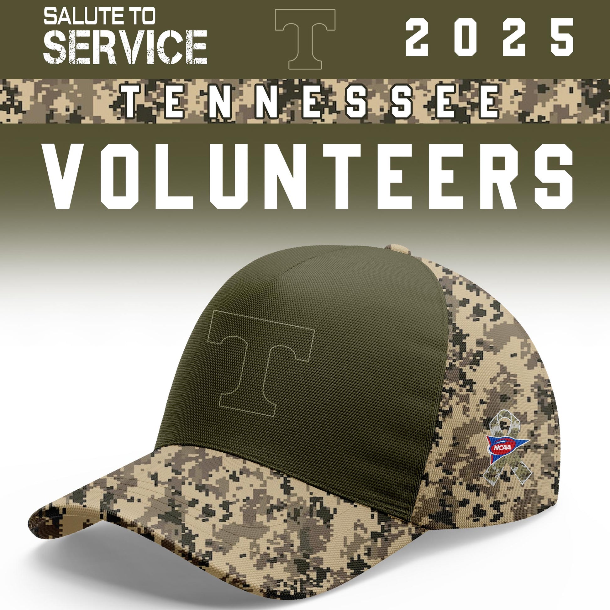 Tennessee Volunteers Salute To Service Limited Hoodie and Cap 2025 Collection