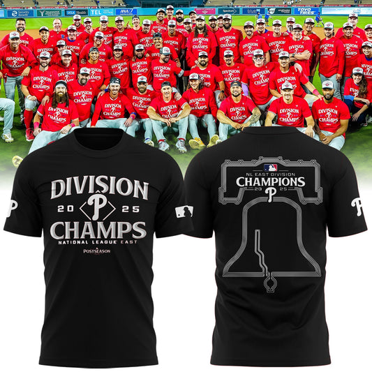 Philadelphia Phillies T-Shirt BACK-TO-BACK NL EAST CHAMPIONS