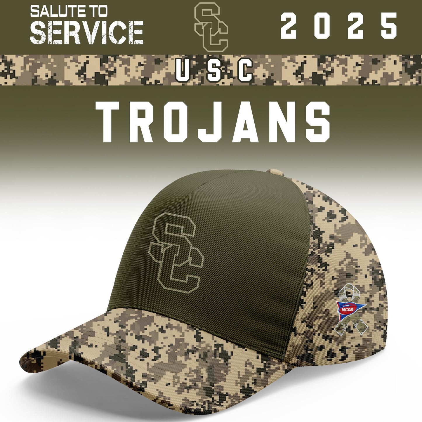 USC Trojans Salute To Service Limited Hoodie and Cap 2025 Collection