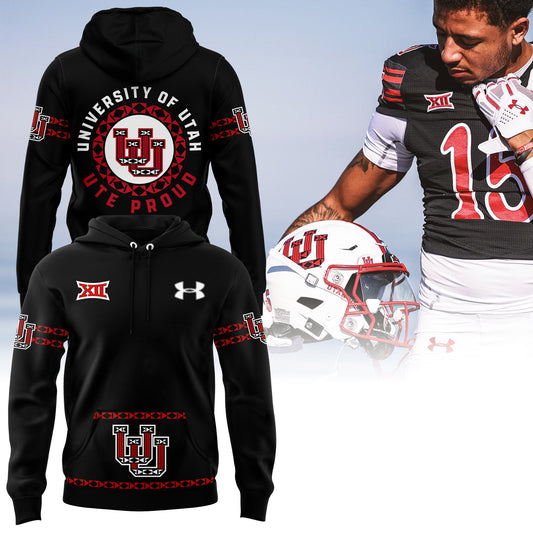 Utah Football "𝐅𝐞𝐚𝐫𝐥𝐞𝐬𝐬 &amp; 𝐏𝐫𝐨𝐮𝐝" Hoodie 2024