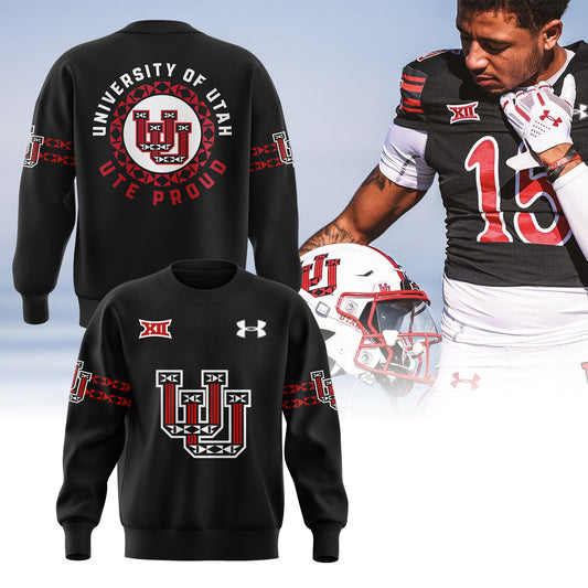 Utah Football “𝐅𝐞𝐚𝐫𝐥𝐞𝐬𝐬 &amp; 𝐏𝐫𝐨𝐮𝐝” Sweater Shirt