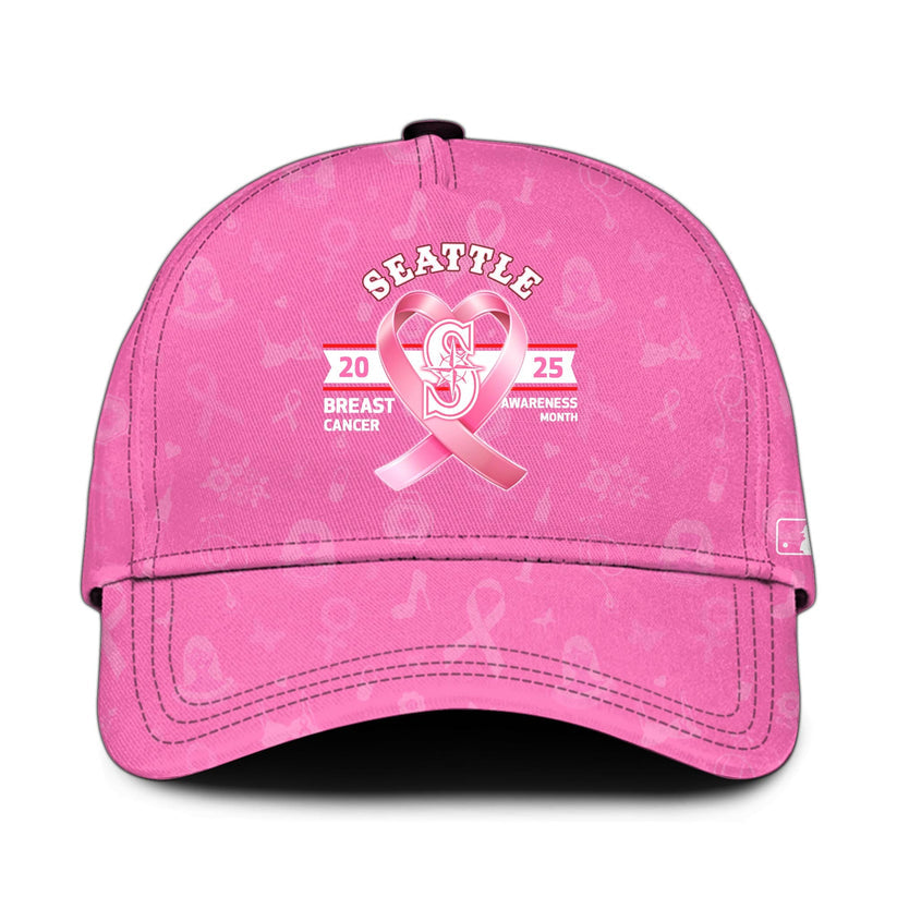 Seattle Mariners Breast Cancer Awareness Month Limited Edition Baseball Jersey