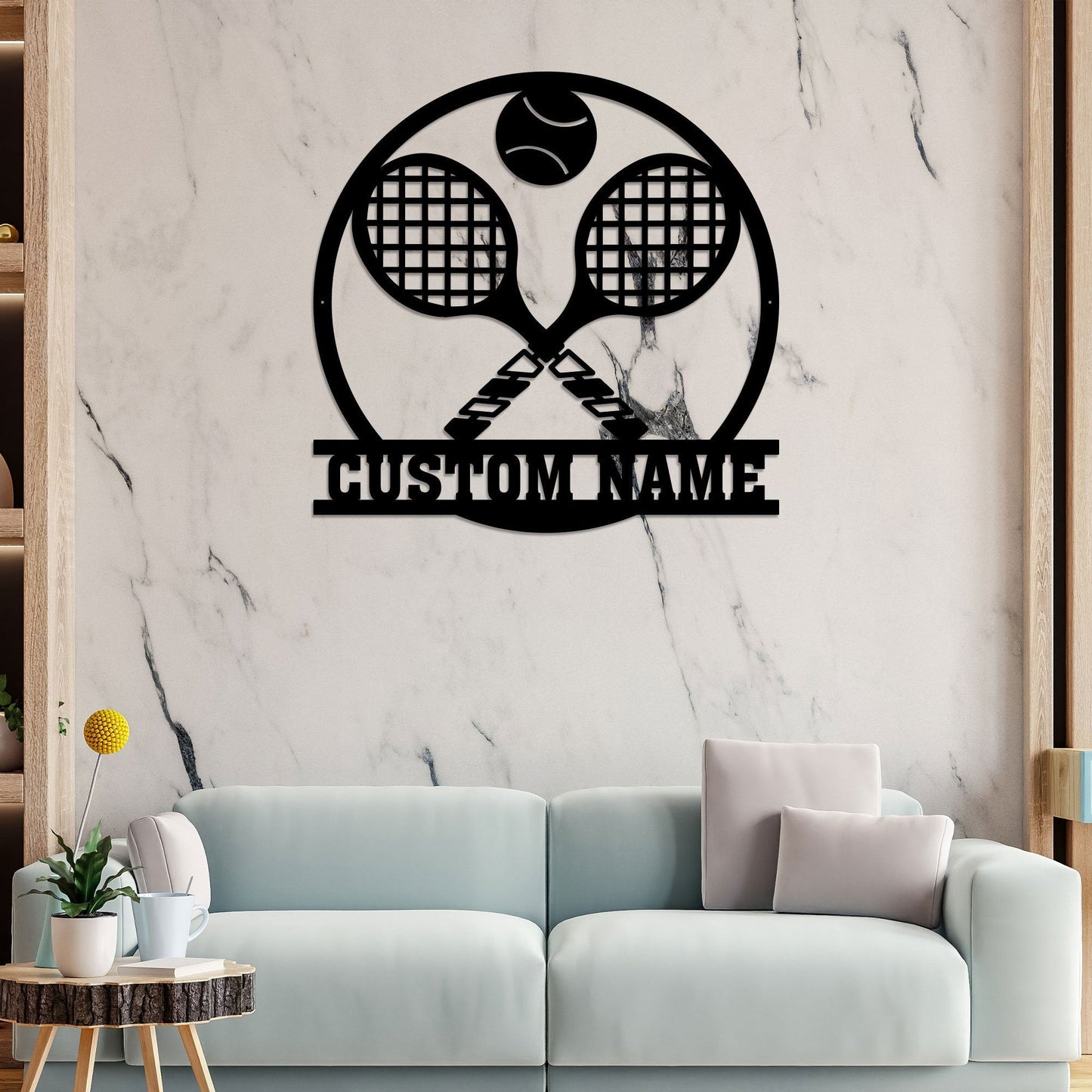 Tennis Metal Wall Art with Led Light, Tennis Gifts for Team, Tennis Coach Gift, Metal Sports Sign Tennis Player Name Sign, Tennis Home Decor