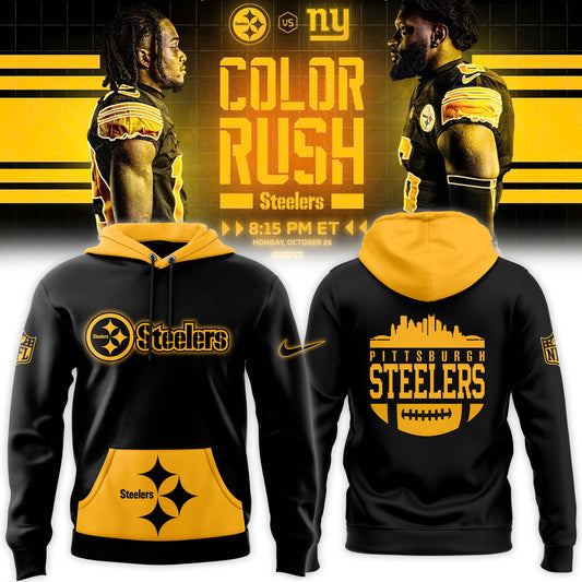 Pittsburgh Steelers Football 2024 Hoodie - Premium Pittsburgh Steelers Color Rush Shirt - Special Christmas Gift Idea For Fan