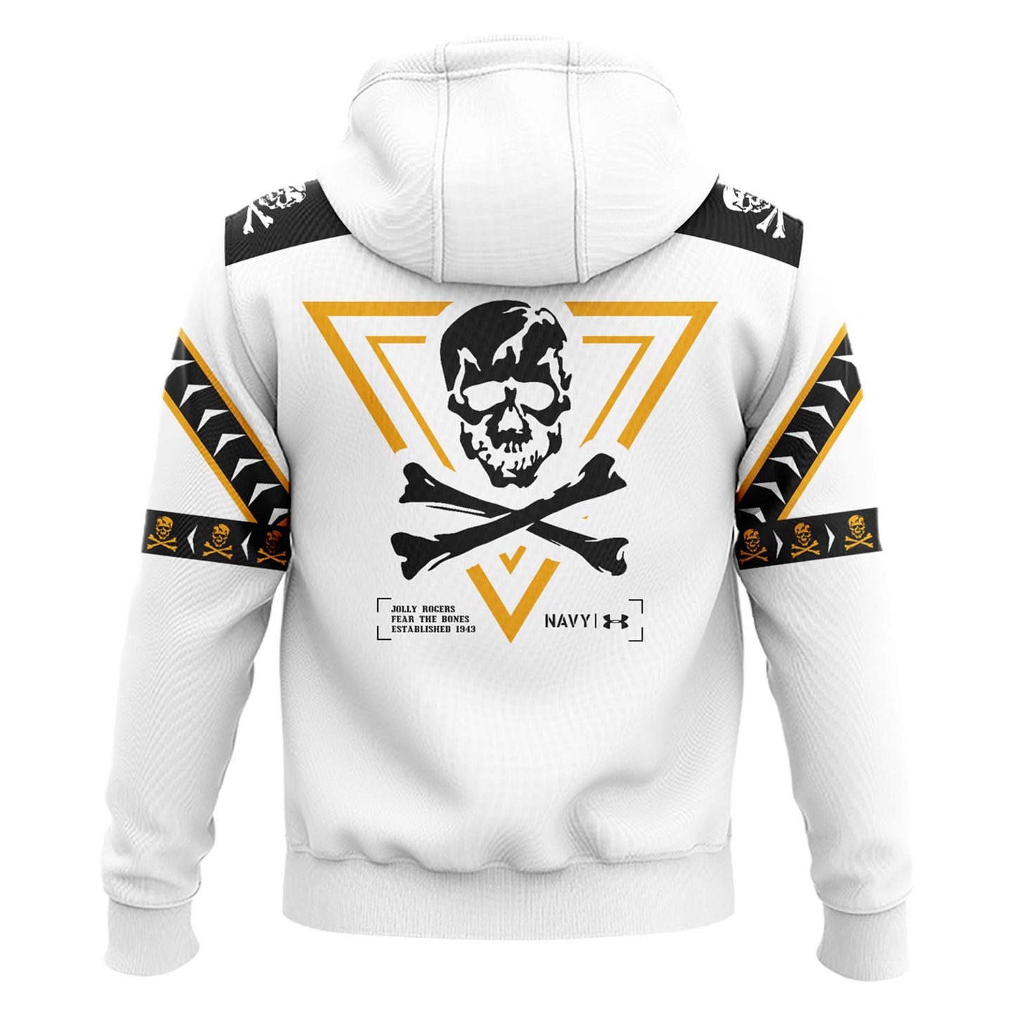 Premium Navy Midshipmen Merch For Fan - Navy Midshipmen Uniform Honoring the Jolly Rogers Hoodie