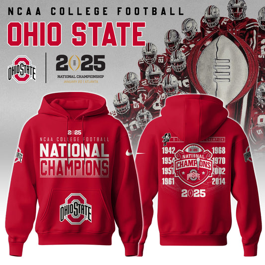 Ohio State National Champions Hoodie Limited Editions OSB04