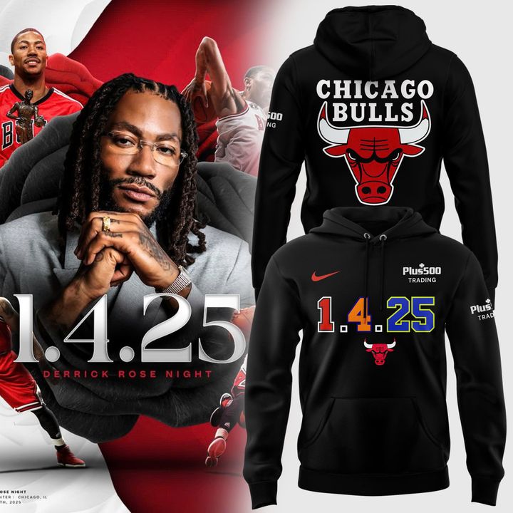 Chicago Bulls Hoodie - Derrick Rose Night #1 Hoodie