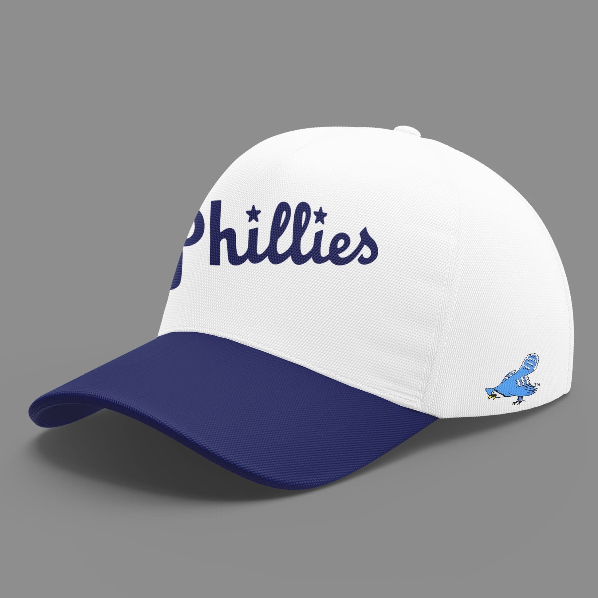 Philadelphia Phillies Grey White Blue Blue Jay Logo 40's Hoodie For Fans