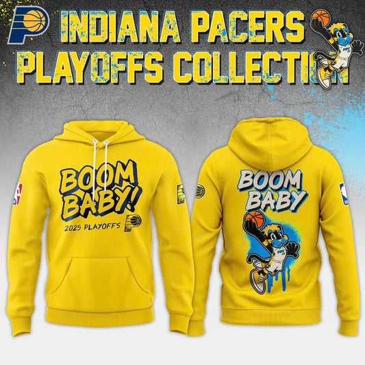 Indiana Pacers Boom Baby 2025 Hoodie