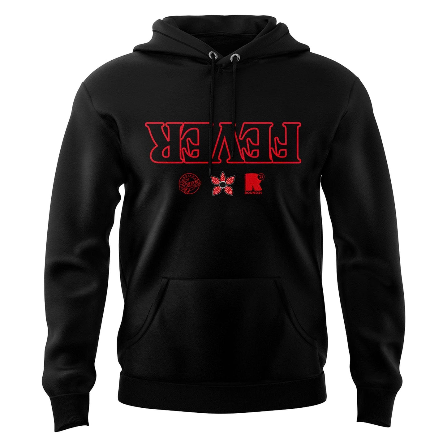 Exclusive Indiana Fever Stranger Things Hoodie Black