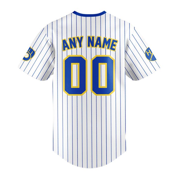 Milwaukee Brewers Old Logo Baseball Jersey Custom Name Numbers