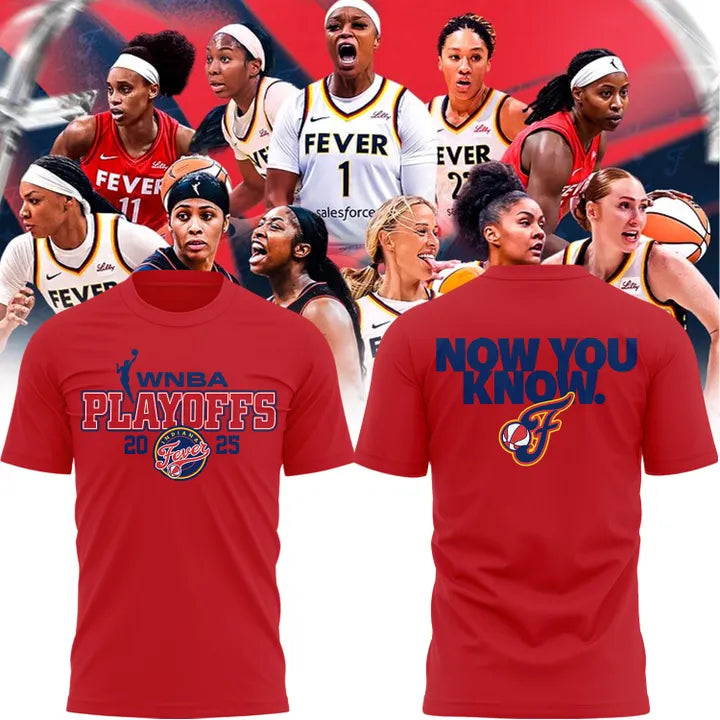 Limited Edition Play Offs Indiana Fever T-Shirt 2025 Play Offs
