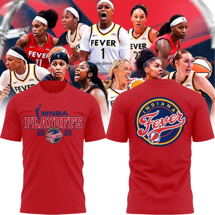 Limited Edition Play Offs Indiana Fever T-Shirt 2025 Play Offs