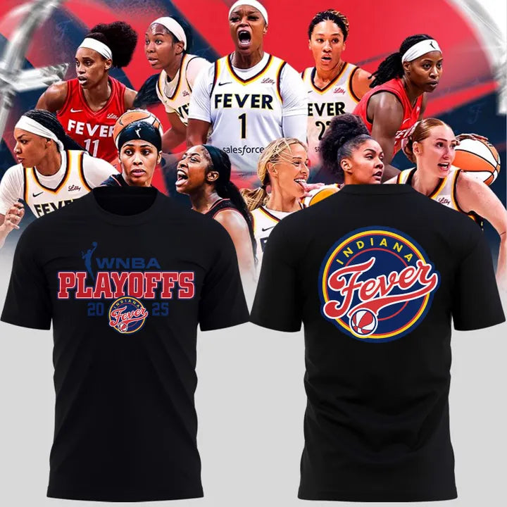 Limited Edition Play Offs Indiana Fever T-Shirt 2025 Play Offs