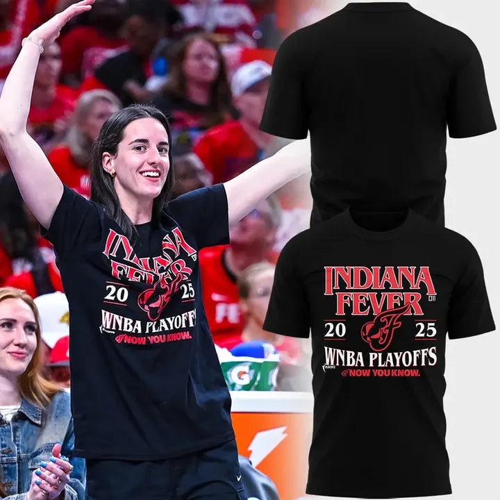 Caitlin Clark ” Shoutout The Fans ” Indiana Fever T-Shirt WNBA Playoff 2025