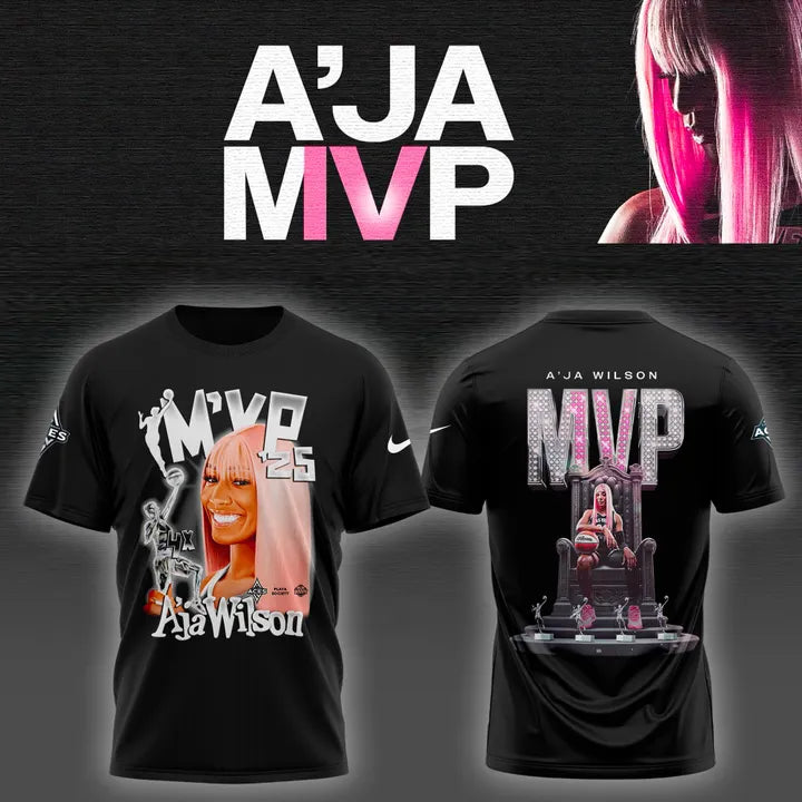 LAS VEGAS ACES A'JA WILSON 2025 MVP T-Shirt