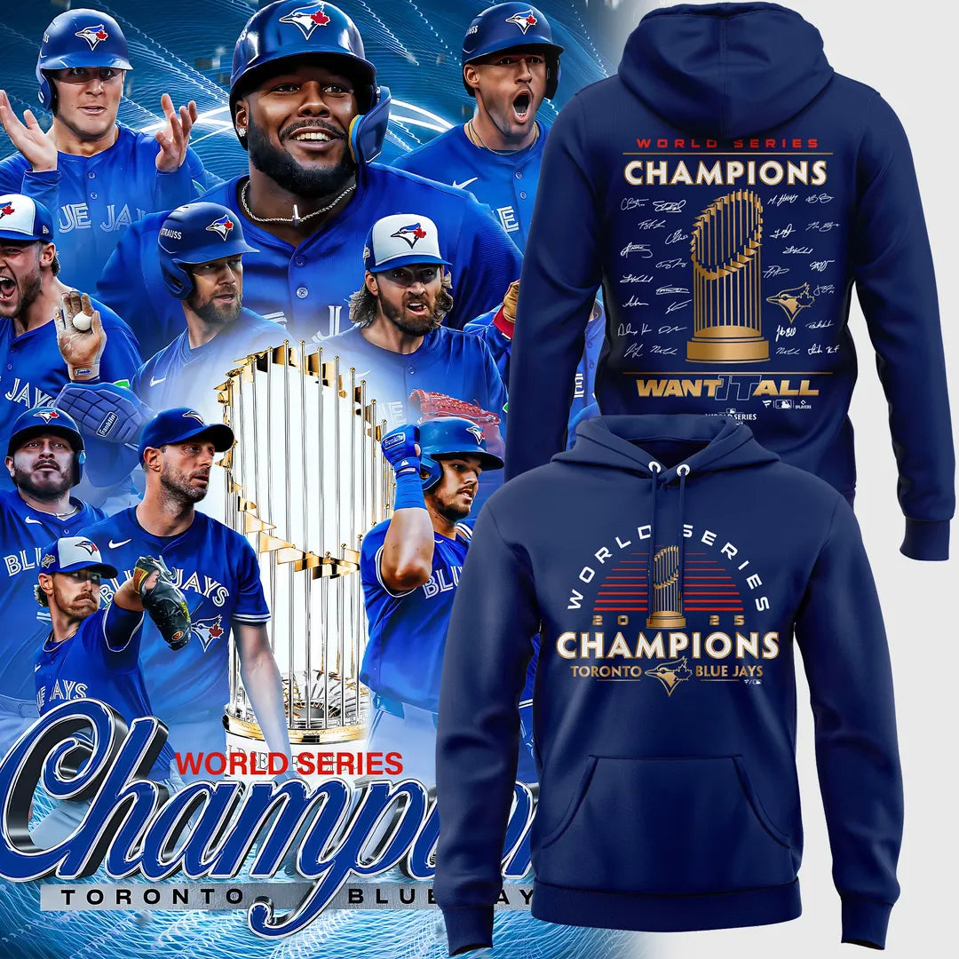 Toronto Blue Jays 2025 World Series Champions Limited Edition Combo Hoodie
