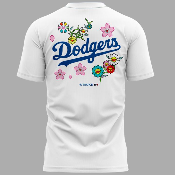 Takashi Murakami x LA Dodgers World Series Champions 2025 Season White T-Shirt