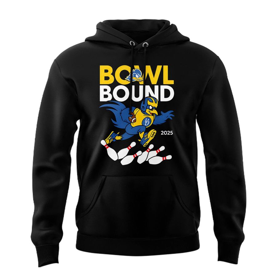 Special Delaware Fightin' Blue Hens 'Bowl Bound' Black Hoodie.