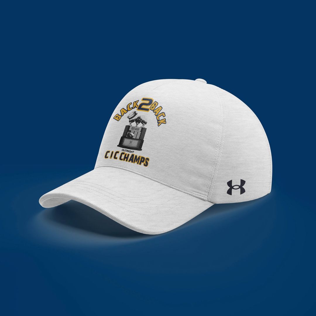 Navy Midshipmen – Back-to-Back CIC Trophy Champions 2025 Combo T-Shirt - White - Unisx