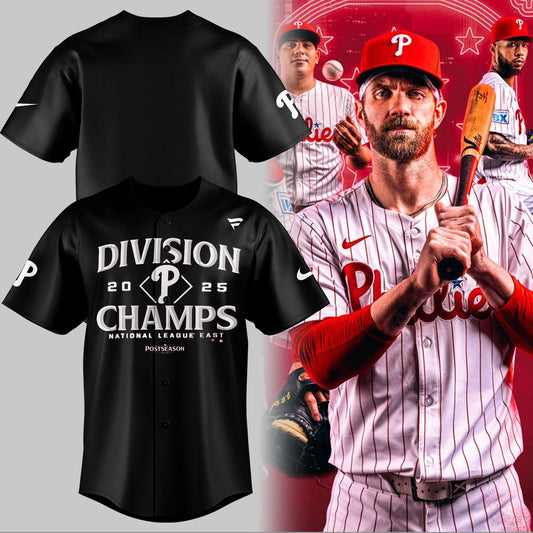 Philadelphia Phillies Baseball Jersey BACK-TO-BACK NL EAST CHAMPIONS