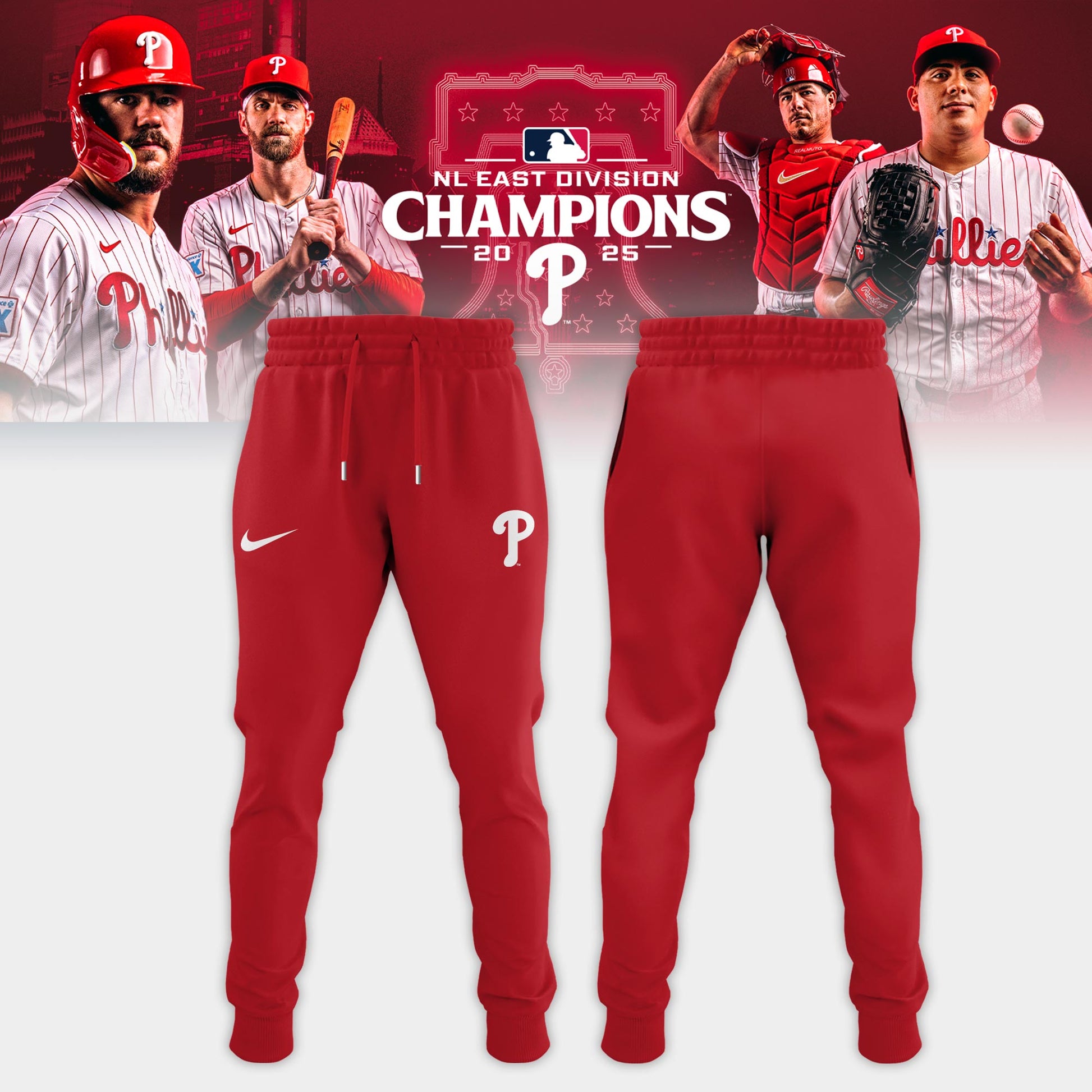 Philadelphia Phillies Hoodie BACK-TO-BACK NL EAST CHAMPIONS