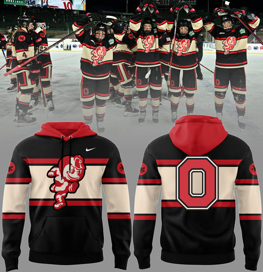 Ohio State Buckeyes Hockey NCAA Limited Frozen Confines 2025 Hoodie