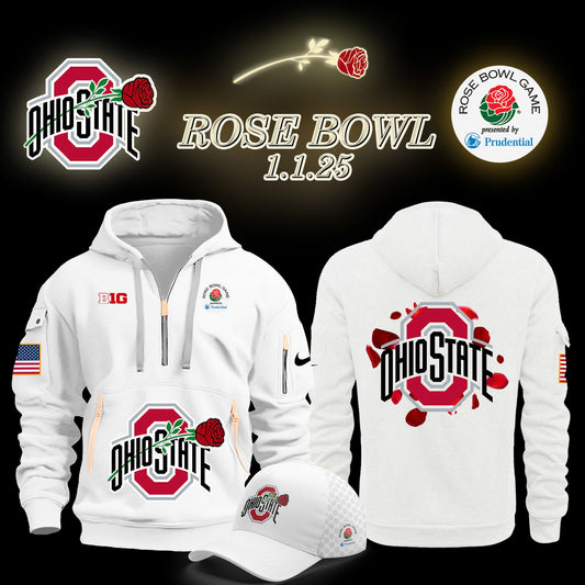 Ohio State Buckeyes Rose Bowl Game 2025 New Hoodie