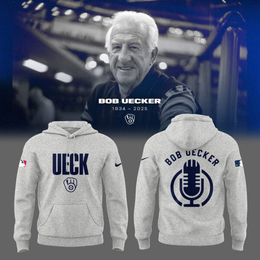 Milwaukee Brewers Honoring The Legend – Brewers icon & Baseball Hall of Famer Bob Uecker Hoodie