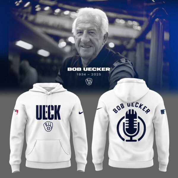 Milwaukee Brewers Honoring The Legend – Brewers icon & Baseball Hall of Famer Bob Uecker Hoodie